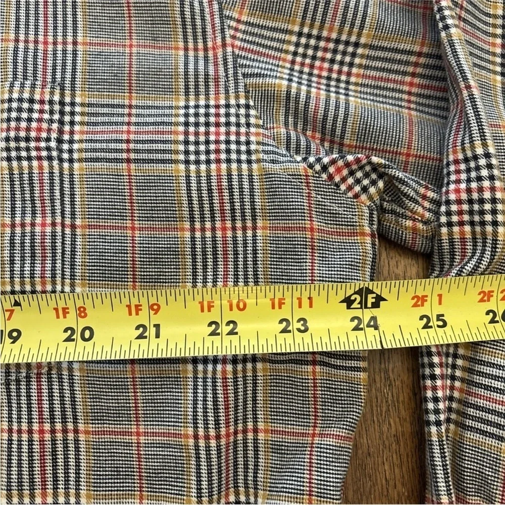 Vintage J. Crew casual Button down shirt Men’s Large Plaid Wool/Cotton W/ Pocket